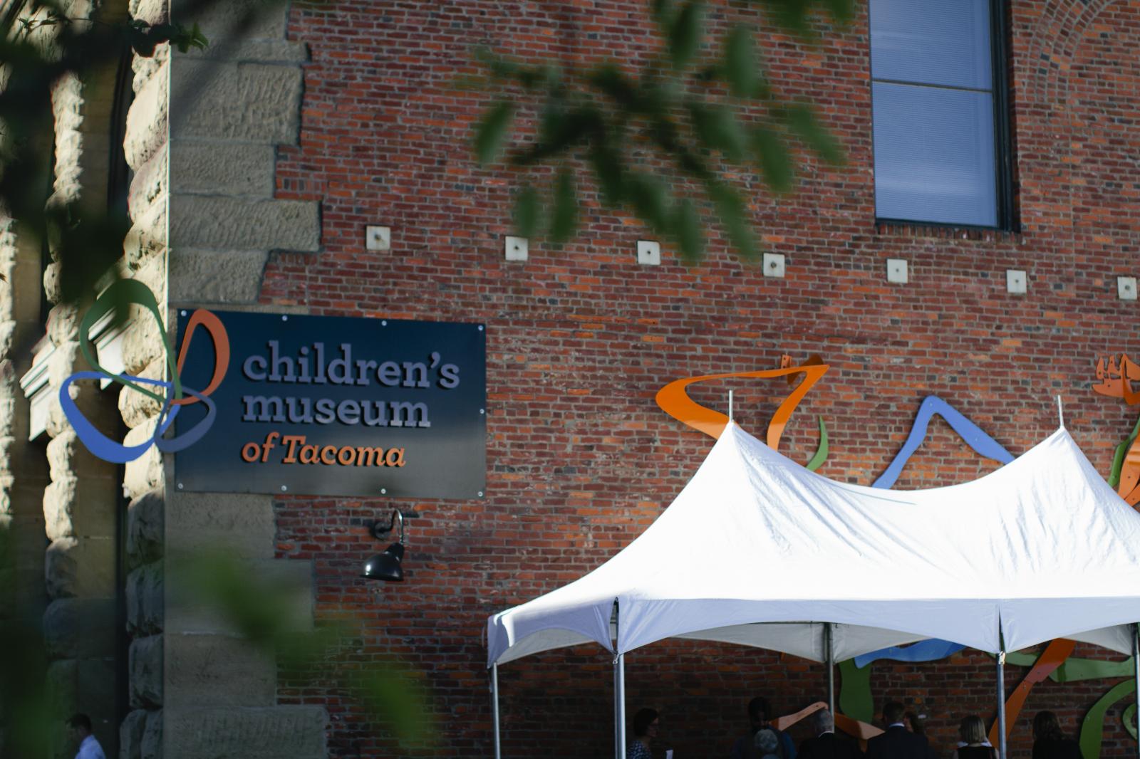 An exterior view of the entrance of the Tacoma Children