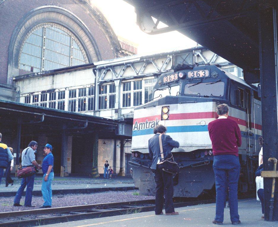 For fourteen years, Union Station served as a passenger hub for Amtrak, but that ended in 1984 (Photo by Jim Fredrickson, used with permission from Pacific Northwest Railroad Archive).
